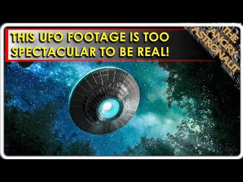 This UFO footage is too SPECTACULAR to be real!  Or is it?