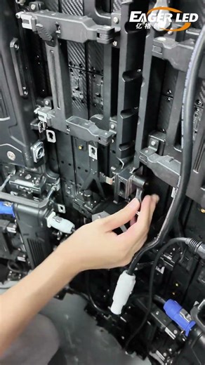 Rental LED Screen: Quick Installation Showcase! #ledscreen #leddisplay #eagerled #rentalleddisplay