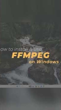How to Set Up FFmpeg on Windows (The Right Way) | 1/3 #ffmpeg #tutorial #shorts