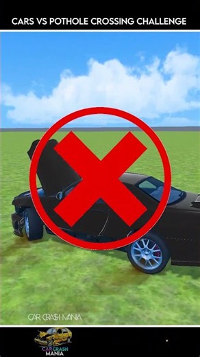 Cars Vs 10 Pothole Crossing Challenge| #carcrashmania #ccsaccident2 #automobile