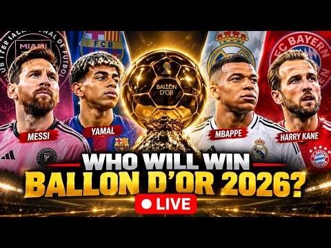 Ballon D'or 2026 Ceremony Live: Who will Win? | Harry Kane, Messi, Mbappe, Yamal | Live Updates