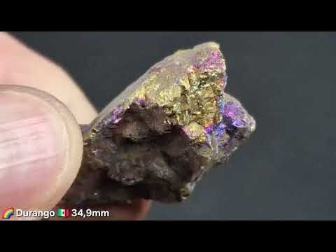 Iris chalcopyrite bornite 34,9mm 🌈 Mexico 🇲🇽 -- www.rossminerals.com