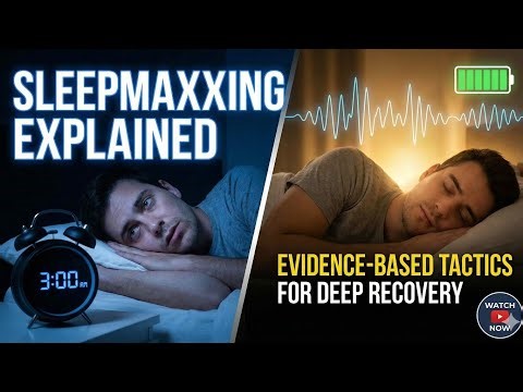 Sleepmaxxing Explained: Evidence-Based Tactics for Deep Recovery