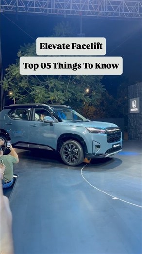 Honda Elevate Facelift — Top 05 Things To Know! #Shorts