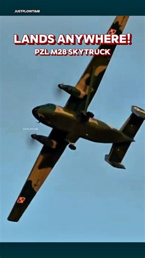 PZL M28 Skytruck – The Rugged STOL Transport Built for Extreme Missions #militaryaviation