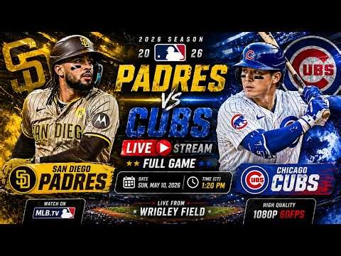 San Diego Padres vs Chicago Cubs Live Stream | 2026 BASEBALL MLB FULL GAME