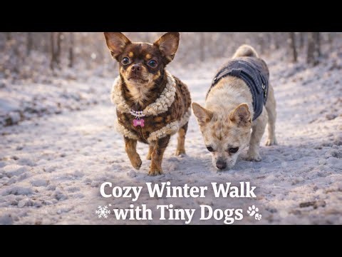 Cozy Chihuahua POV Winter Walk