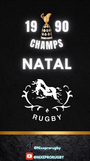 Natal - Rugby Currie Cup Champions of 1990| #rugby #sarugby