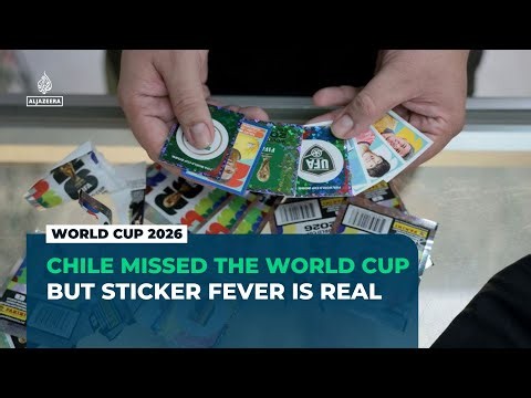 World Cup sticker fever grips Chile despite team's failure to qualify