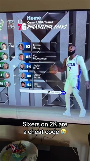 You using the Sixers on 2K27? 😂👀 (@Donceptofficial) #nba #nba2k #2k #2k27 #basketball