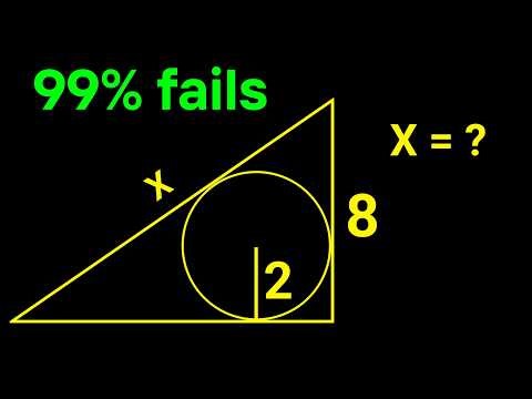 Only Genius Students Can Solve This “Easy” Geometry Problem!
