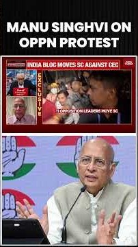 INDIA bloc's Protest March: Manu Singhvi Speaks On Oppn Protest | Rajdeep Sardesai