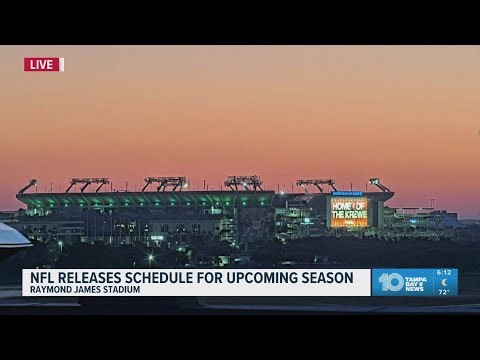 The NFL releases the schedule for the upcoming season