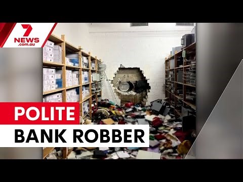 German bank robber pays for parking after $50m heist | 7NEWS