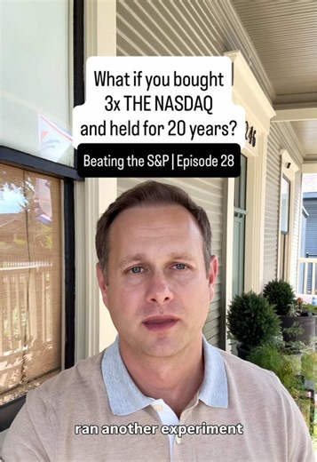 What happens if you buy 3X the Nasdaq…and NEVER sell? After my 2X S&P 500 experiment, this was easily the most requested follow-up. So I ran it. $10,000 invested when TQQQ launched in 2010. Another $10,000 in the Nasdaq-100. Same starting date. Distributions reinvested. No selling. Through January 2, 2026. And that means surviving COVID, the 2022 tech crash, an absolutely enormous rebound—and one drawdown that would’ve tested just about anyone. The really interesting part? 3X DAILY returns defin