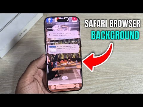 iPhone 17 Air: How to put picture on safari background?