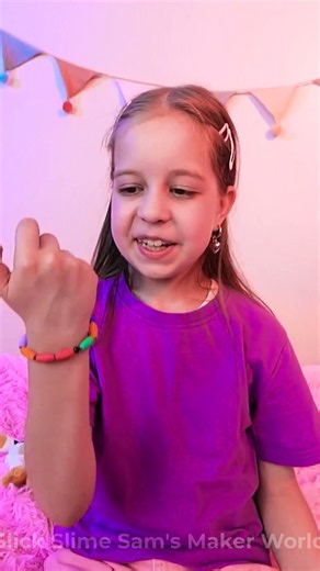 What a Fun Bracelet! 💖✨ #KidsCrafts #DIY #BraceletCraft