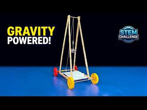 How to Make a Gravity Powered Car | Easy DIY Science Project