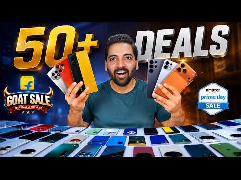 Every Best Phone Deal 🔥₹15,000 to ₹1,50,000 : Amazon Prime Day vs Flipkart GOAT Sale !