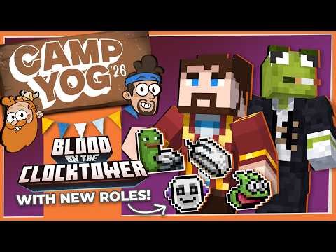 Blood on the Clocktower in Minecraft Live | CAMP YOG '26 - DAY 1