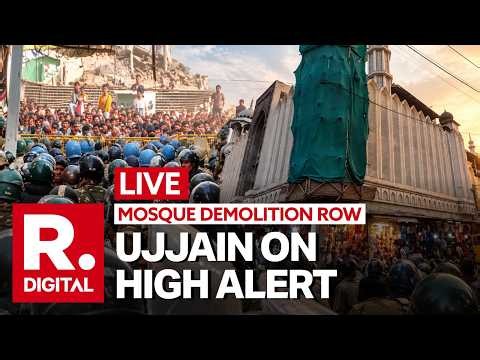 BREAKING LIVE: Large Group Clashes With Police In Ujjain Over Planned Demolition Of Shahi Masjid