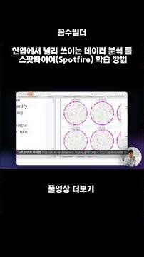 실제 반도체 팹(Fab) 현업에서 널리 쓰이는 데이터 분석 프로그램인 '스팟파이어(Spotfire)' 학습 방법 #sk하이닉스 #하이닉스 #삼성전자 #반도체 #취업 #진로 #HBM