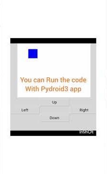 Python Tkinter Tutorial Video: Create Square Shape; add Input Buttons to Move the Shape on Screen