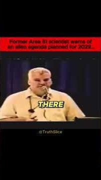 Former government scientist claims there's an alien agenda planned for 2029..#conspiracy#viral#scary