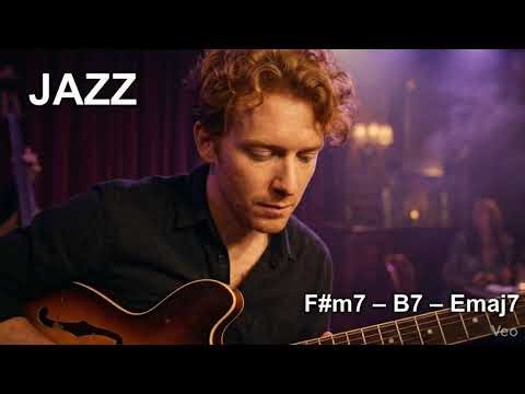 Smooth Jazz in E 🎸 Soulful Backing Track | F#m7 B7 Emaj7 | Relaxed Guitar Jam