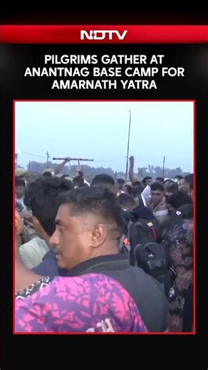 Amarnath Yatra 2026 | Pilgrims Gather At The Anantnag Base Camp For Amarnath Yatra
