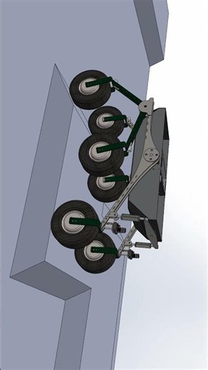 Rocker-Bogie Suspension system | Uneven Terrain Simulation (SolidWorks & real )#robot #mechanic