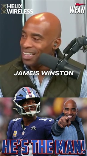 Tiki says Sunday solidified that Jameis Winston is "the man" for the Giants: