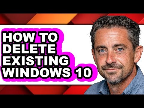 How to Delete Existing Windows 10 (only Way)