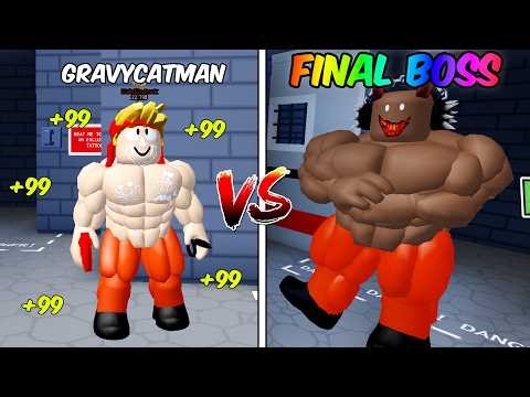 I AM FINALLY STRONG ENOUGH TO BEAT PRISON 2 BOSS LUCIFER in Prison Pump