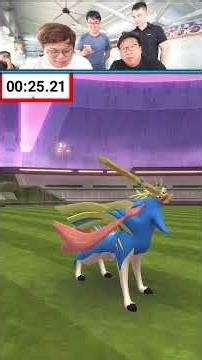 Full Max Damage Crowned Zacian Fastest Take Down on Dynamax Regice in Pokemon GO!