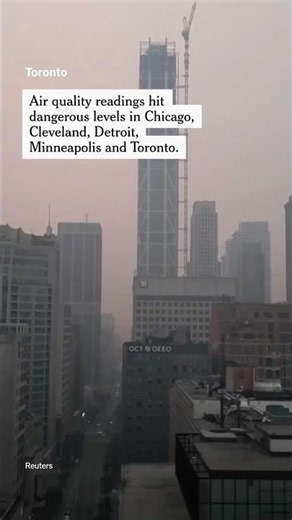 Smoke From Canada’s Fires Fills Skies Across North America