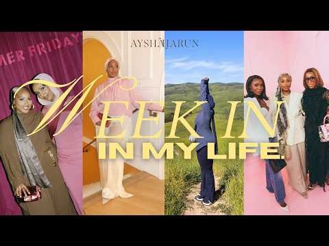 My First Weekly Vlog in Almost a Year... | hosting my bestie, wellness routine, cleaning & events!