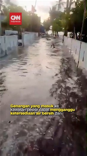 Momen Tsunami Kecil Terjang Selayar Usai Gempa NTT