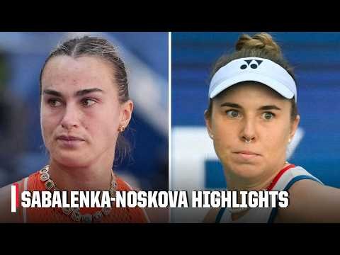 3-SET THRILLER 😱 No. 1 Aryna Sabalenka 🆚 No. 6 Linda Noskova | Full Match Highlights | 2026 US Open