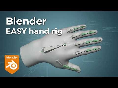Rig a Hand In Blender 5.1 | EASY Beginner Tutorial