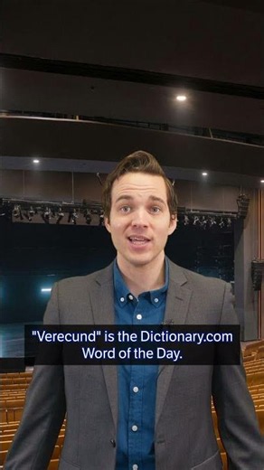 Word of the Day: verecund