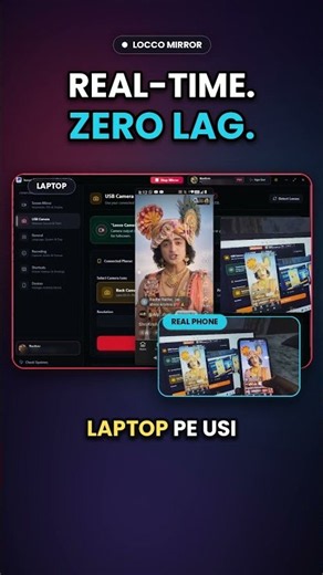 Phone to Pc Screen Mirror Software with Real Time Audio or Video