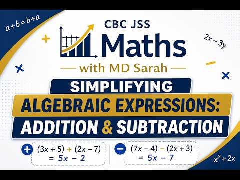 Simplifying Algebraic Expressions: Addition & Subtraction (Step-by-Step)