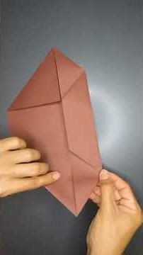 how to make origami envelope step by step