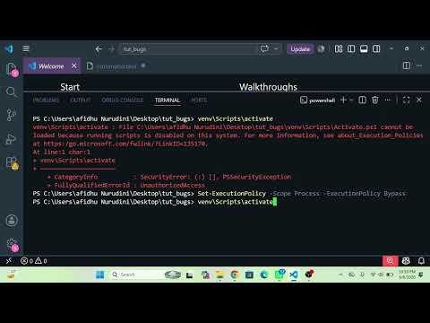 PowerShell Error: Running Scripts is Disabled Fixed ✅