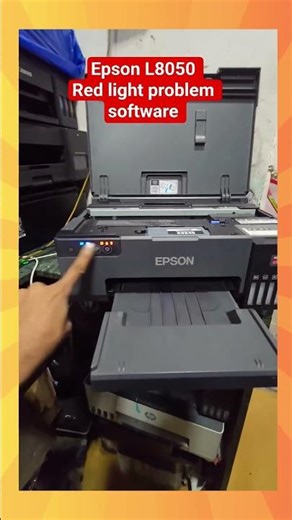 Epson L8050 & L18050 Red Light Problem Solved ✅ Reset + Software Fix 100% Working