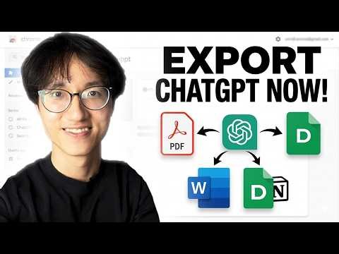 How to Export ChatGPT Conversations to PDF and Word (FAST & FREE)