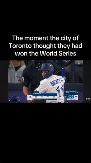 Blue Jays World Series Game 7: The Moment Toronto Thought They'd Won