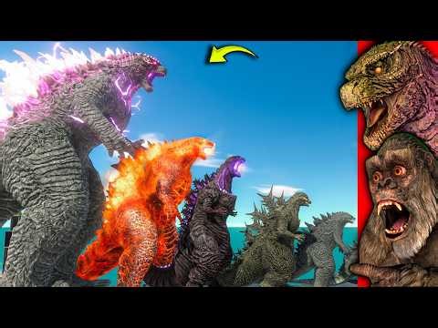 EVOLUTION of Godzilla in ARBS Battles