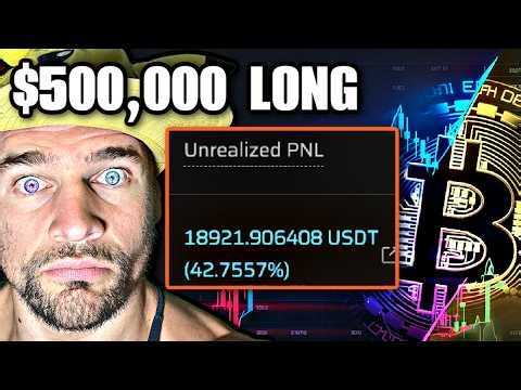 Live Half Million Dollar Bitcoin LONG!! 72k NEXT?! (18k Profit TRADING & ANALYSIS)